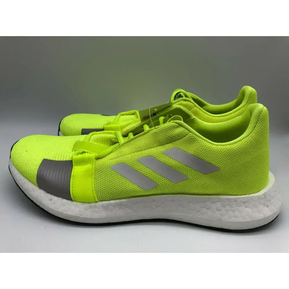 adidas Men's Senseboost GO Running Shoes Neon/Yellow Sneakers EF1580 Size 9.5
